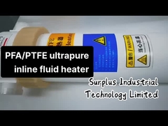Ultrapure Fluorolymerのインライン化学ヒーターPFA/PTFEの流動ヒーター、オンライン ヒーター