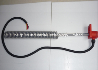 PTFE Single Tubular Spiral Heaters Vertical Horizontal Bottom Position