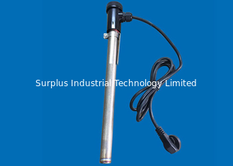 380V 3P 3KW Single Tube Titanium Immersion Heater , Chemical Immersion Heater
