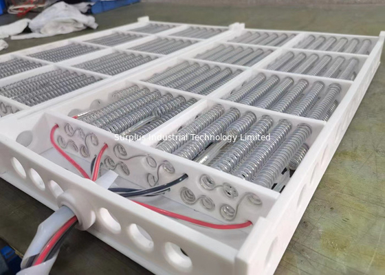 PTFE Coated Board Shaped Immersion Heaters 120 - 600V For Acid Solutions